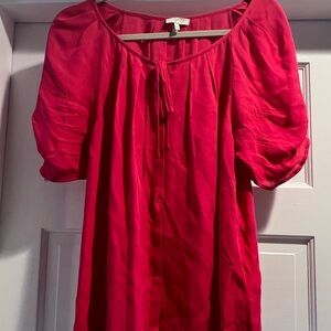 Joie Vibrant Red Blouse